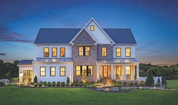 Modern farmhouse style home